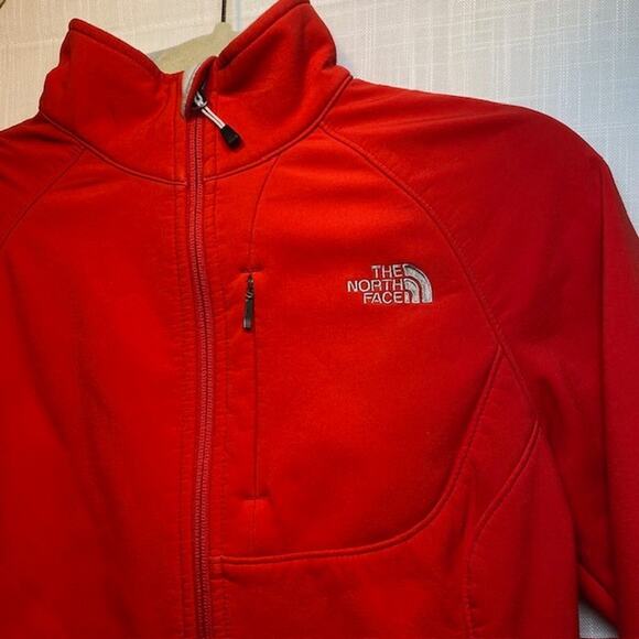 The North Face Full Zip Apex Bionic Coral Soft Shell Jacket Womens Small - Picture 4 of 11